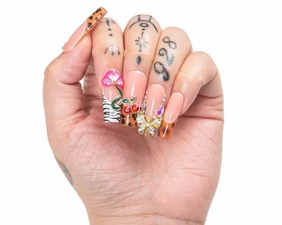 Lovful Square Classic Press on nails H572 Lovful Square Classic Press on nails H572