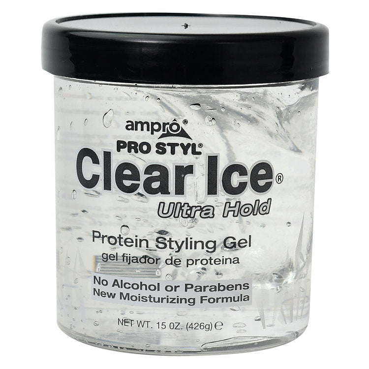 Ampro Pro Styl Clear Ice Protein Styling Gel - Ultra Hold 15 oz Ampro Pro Styl Clear Ice Protein Styling Gel - Ultra Hold 15 oz