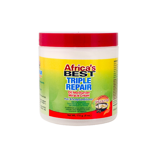 Africa's Best Triple Repair Oil Moisturizer Miracle Cream 6 oz Africa's Best Triple Repair Oil Moisturizer Miracle Cream 6 oz