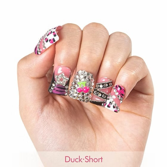 Lovful Duck Short Press on nails H575 Lovful Duck Short Press on nails H575