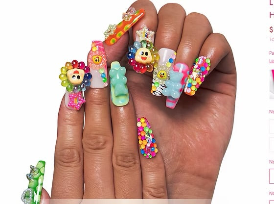 Lovful Coffin Classic Press on nails H65 Lovful Coffin Classic Press on nails H65