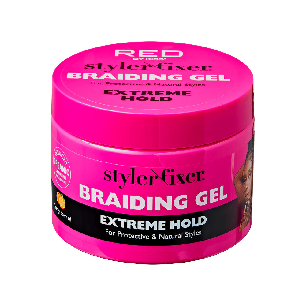 Red By Kiss Long-Lasting Styler Fixer Braiding Gel - Extreme Hold Red By Kiss Long-Lasting Styler Fixer Braiding Gel - Extreme Hold