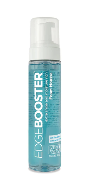 Style Factor EDGE BOOSTER Foam Mousse with Extra Shine and Moisture 9 Oz Style Factor EDGE BOOSTER Foam Mousse with Extra Shine and Moisture 9 Oz
