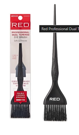 Red Professional Dual Tapered Hair Dye Brush #HH303 Red Professional Dual Tapered Hair Dye Brush #HH303