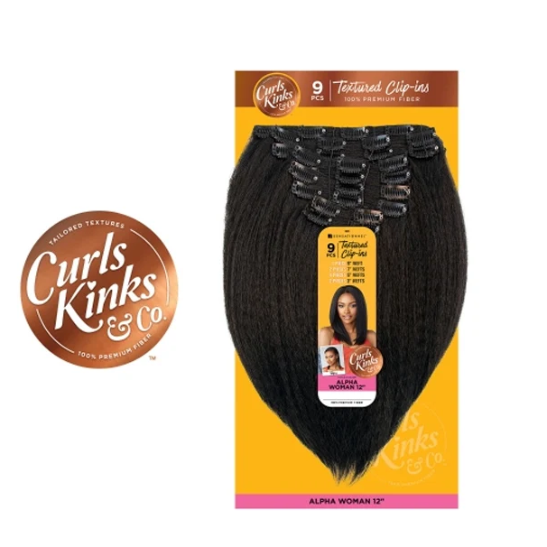 SENSATIONNEL CURLS KINKS & CO_CLIP-IN ALPHA WOMAN 12″ (1,1B,2,T2/27,T2/30) SENSATIONNEL CURLS KINKS & CO_CLIP-IN ALPHA WOMAN 12″ (1,1B,2,T2/27,T2/30)