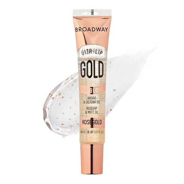 Broadway Vita-Lip Clear Lip Gloss - Rose Gold Broadway Vita-Lip Clear Lip Gloss - Rose Gold
