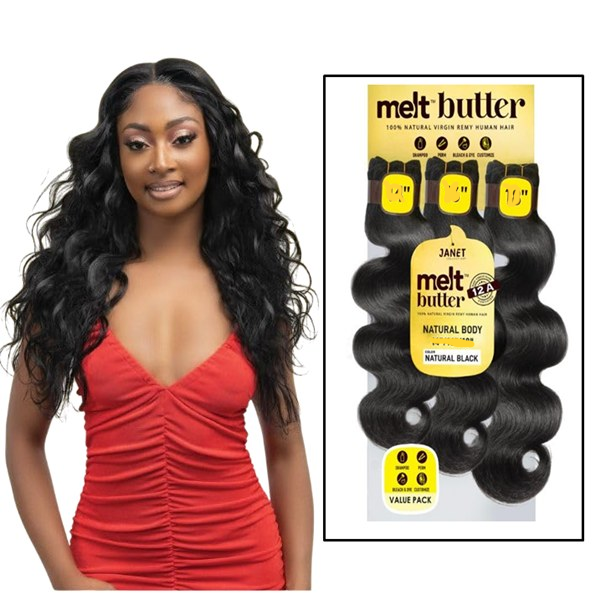 Melt Butter 12A - 3 Bundles - Body Wave 12 Melt Butter 12A - 3 Bundles - Body Wave 12