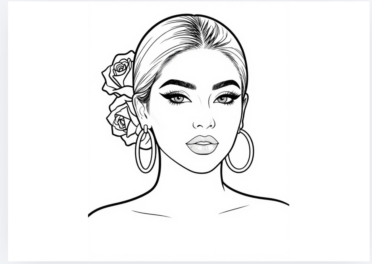 Chicana Coloring Book