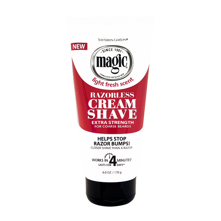 Magic Razorless Cream Shave Extra Strength 6 oz