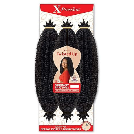 OUTRE X-Pression Twisted Up 3X SPRINGY AFRO TWIST