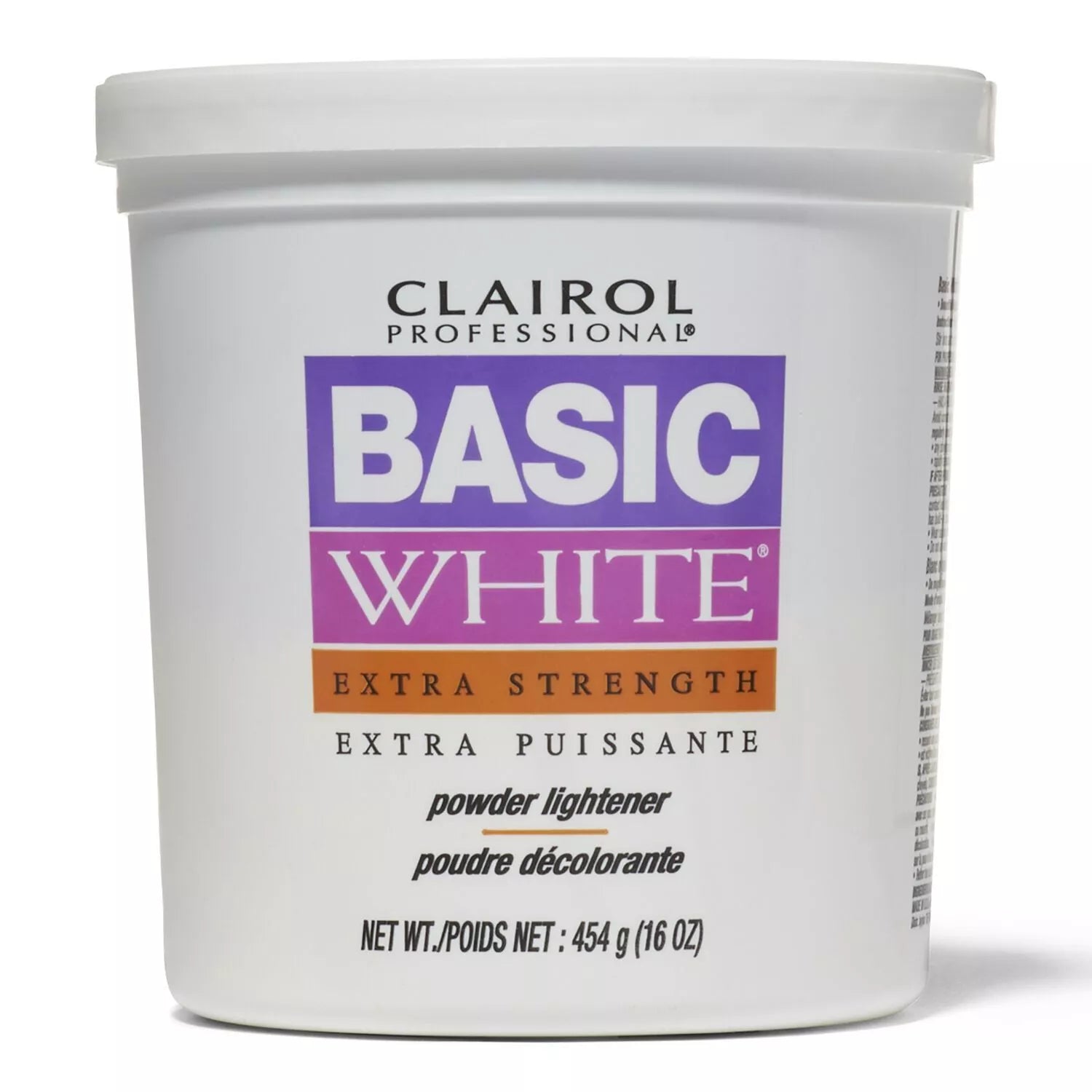 CLAIROL BASIC WHITE POWDER LIGHTENER