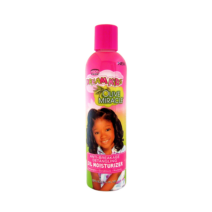African Pride Dream Kids Olive Miracle Anti-Breaking Detangling Oil Moisturizer 8 oz