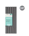 MAGIC SOFT TWIST RODS 11/16" #GREY 6PCS #TR2