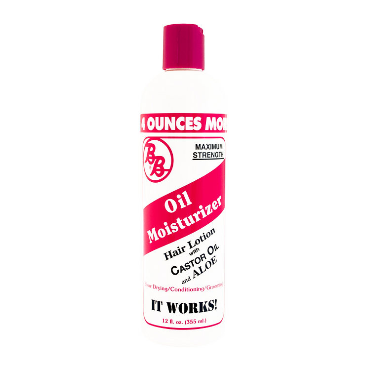 BB Oil Moisturizer Hair Lotion with Castor Oil and Aloe Maximum Strength 12 oz