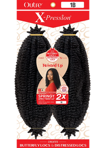 OUTRE X-Pression Twisted Up 2X SPRINGY AFRO TWIST 12" #4