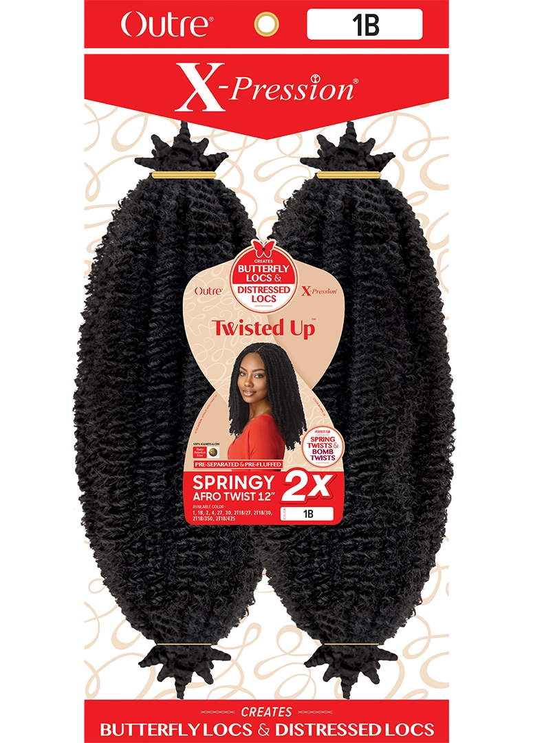 OUTRE X-Pression Twisted Up 2X SPRINGY AFRO TWIST