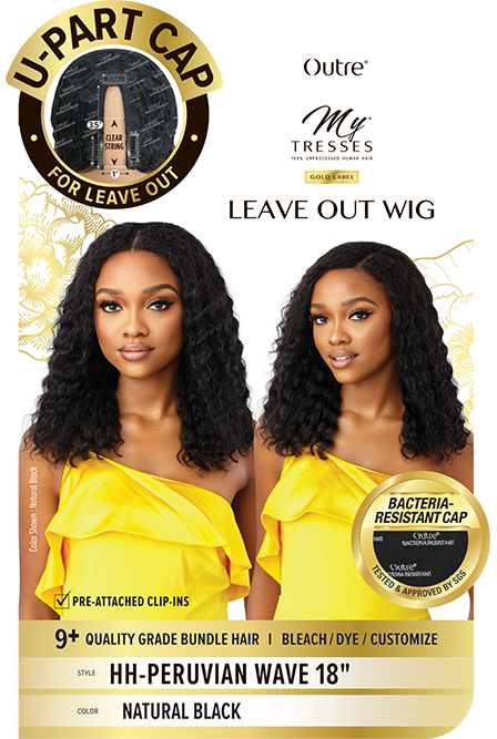 Outre 100% Human Hair Leave out wig - HH-PERUVIAN WAVE 18"