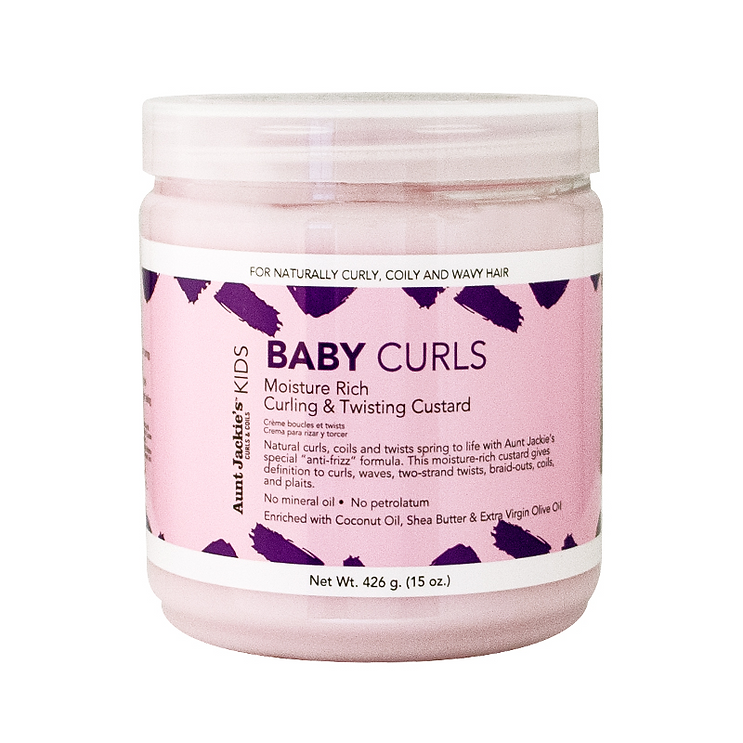Aunt Jackie's Kids Baby Curls Curling & Twisting Custard