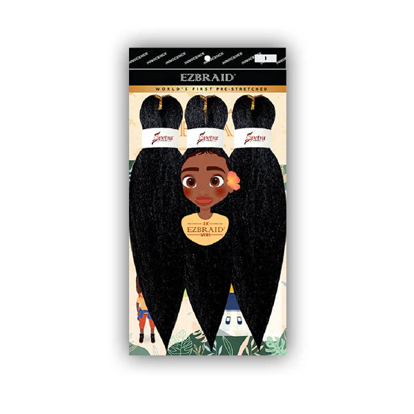 EZ BRAID kids prestretched braiding hair 3X