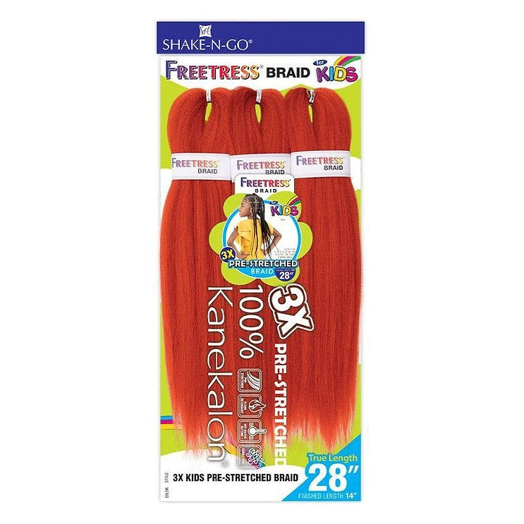 FREETRESS KIDS 3X PRESTRETCHED BRAID HAIR 14"