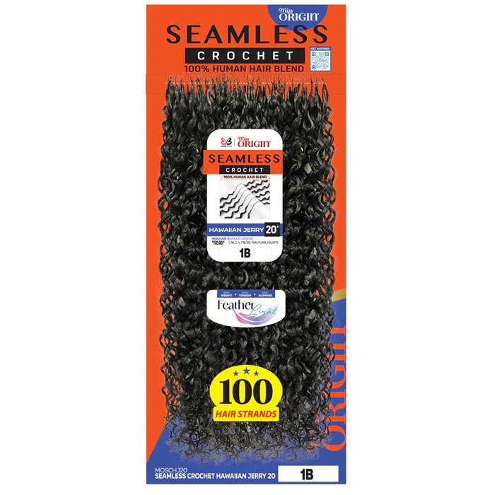 Bobbi Boss Miss Origin Seamless Crochet Braids - HAWAIIAN JERRY - 100% Human