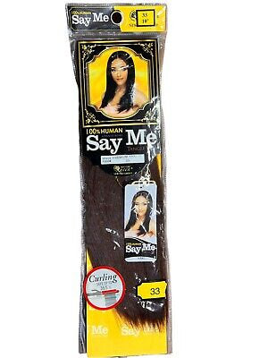 SAY ME 100% HUMAN ADVANCED BLEND WEAVE HAIR