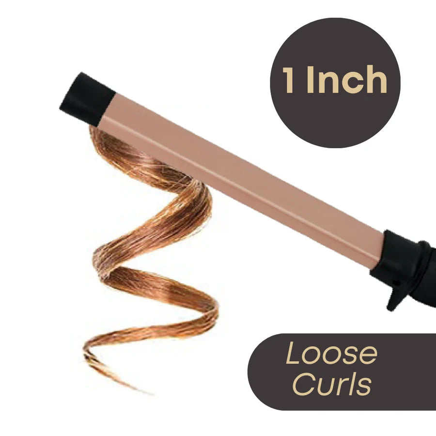 Hot & Hotter Ceramic Hot Rod Styler Wand 1 inch