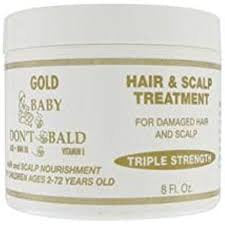 Baby Don't Be Bald Gold Hair and Scalp Nourishment
