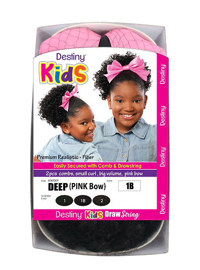 Destiny Kids Ponytail DEEP (pinkbow)