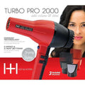 HOT N HOTTER TURBO PRO 2000 AC HAIR DRYER #5839