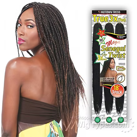 Motown Tress Mega Senegal Twist 18" X3