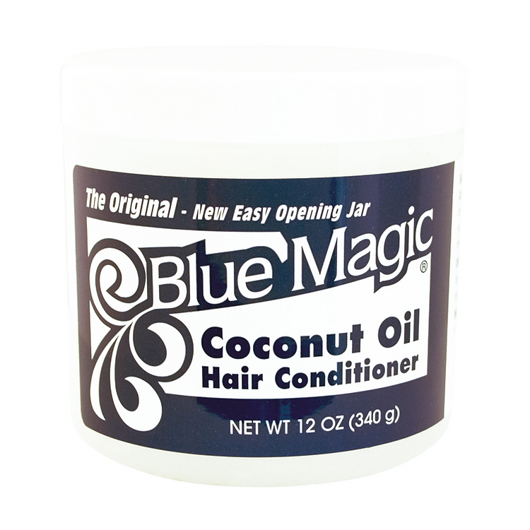 BLUE MAGIC COCONUT OIL 12 OZ (WHITE)