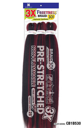 Freetress Pre-Stretched Crochet Braid - 3X BRAID 301 28" #1