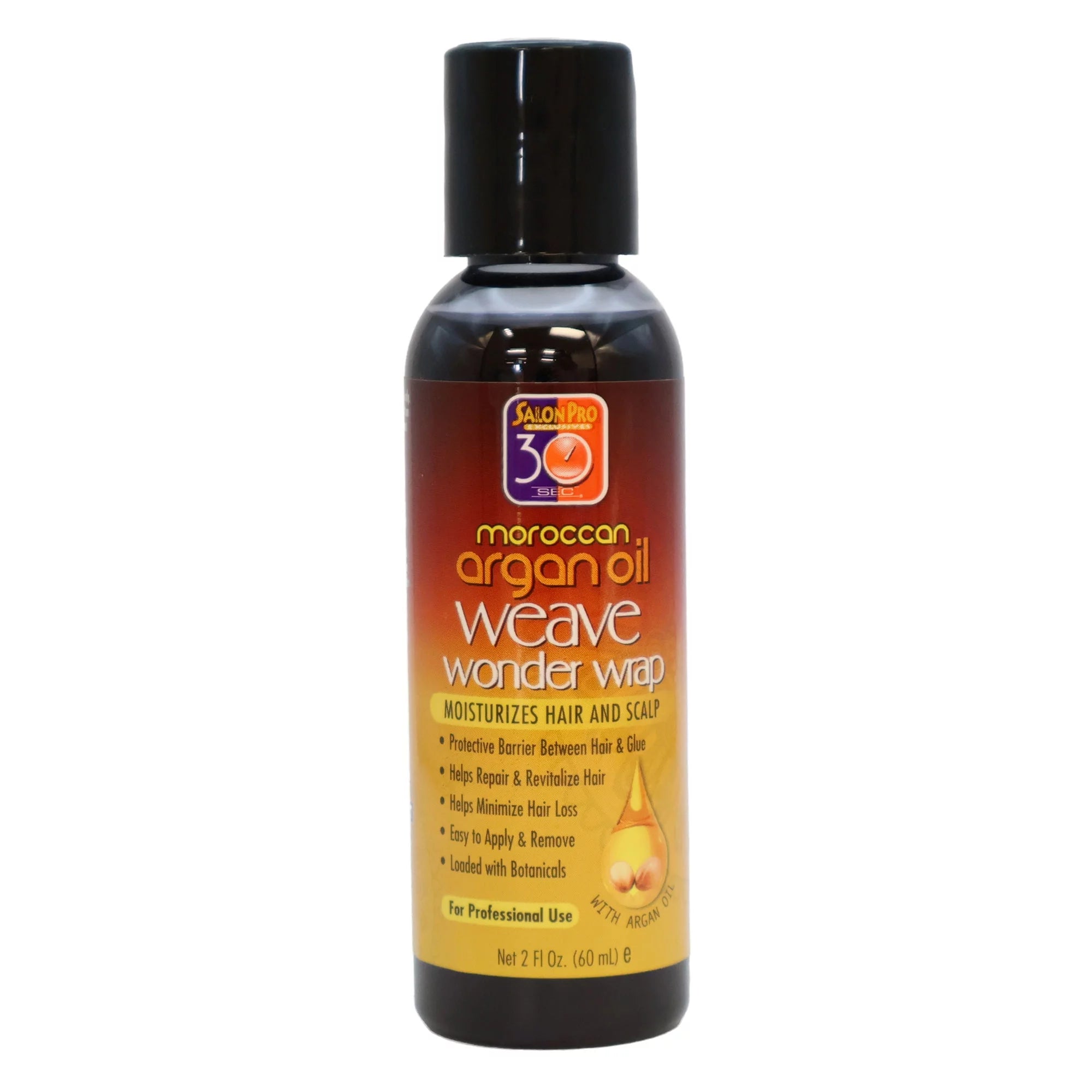 Salon Pro 30 sec Argan Weave Wonder Wrap Black