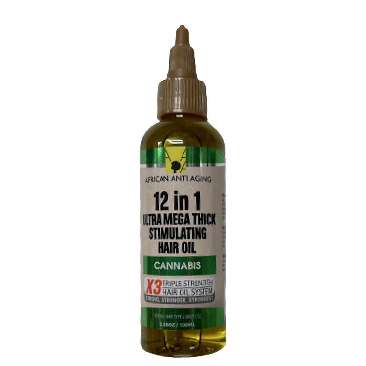 African Anti Aging 12 in 1 Ultra Mega Thick Stimulating Hair Oil