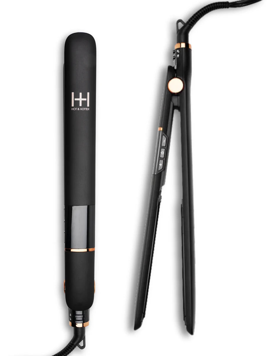 Hot & Hotter Gold Ceramic Flat Iron 1/2 Inch