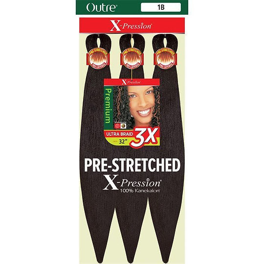 Outre X-Pression Pre-Stretched Braiding Hair 3X 32"