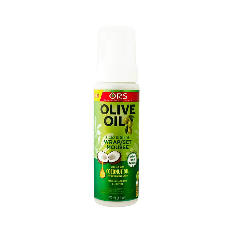 ORS Olive Oil Hold & Shine Wrap/Set Mousse 7oz