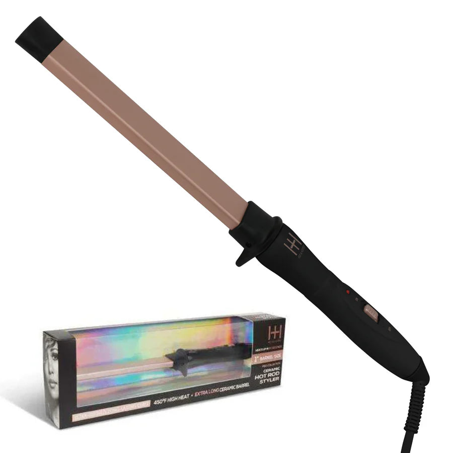 Hot & Hotter Ceramic Hot Rod Styler Wand 1 inch