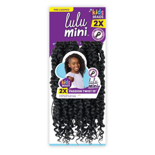 Sensationnel Crochet Braids Lulu Mini Pre-Looped 2X Passion Twist 10"