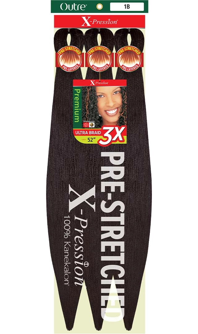 Outre X-Pression Pre-Stretched Braiding Hair 52"(Special Colors)