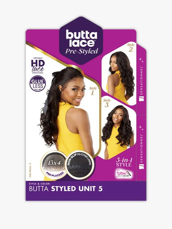 Sensationnel Butta Lace Pre-Styled Glueless 13x4 HD Lace Front wig UNIT 5