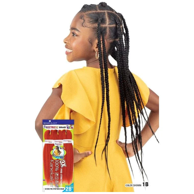 FREETRESS KIDS 3X PRESTRETCHED BRAID HAIR 14"