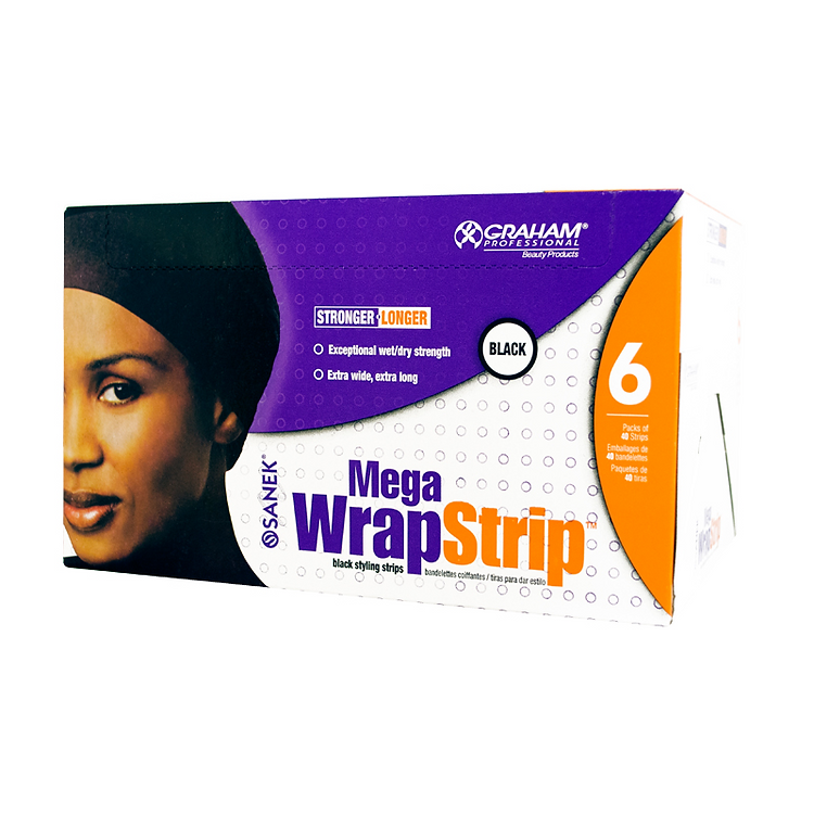 Graham Sanek Mega Wrap Strips Black - 240 Strips