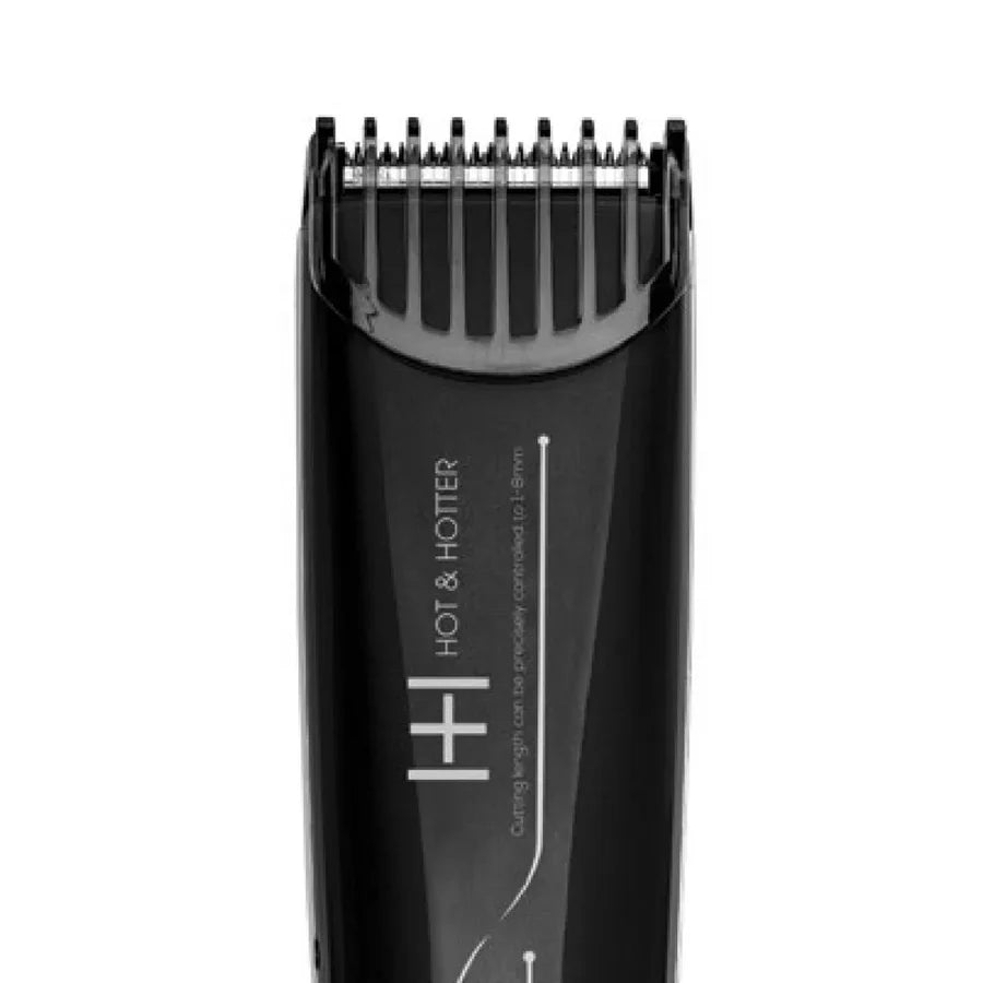 Hot & Hotter Built-in adjustable rechargeable Clipper Black