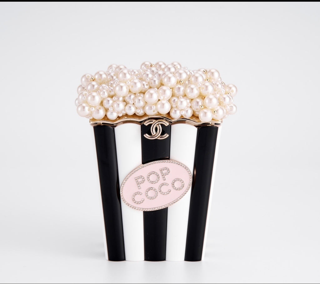 🍿✨ Pearl Popcorn Statement Bag — PRE-ORDER