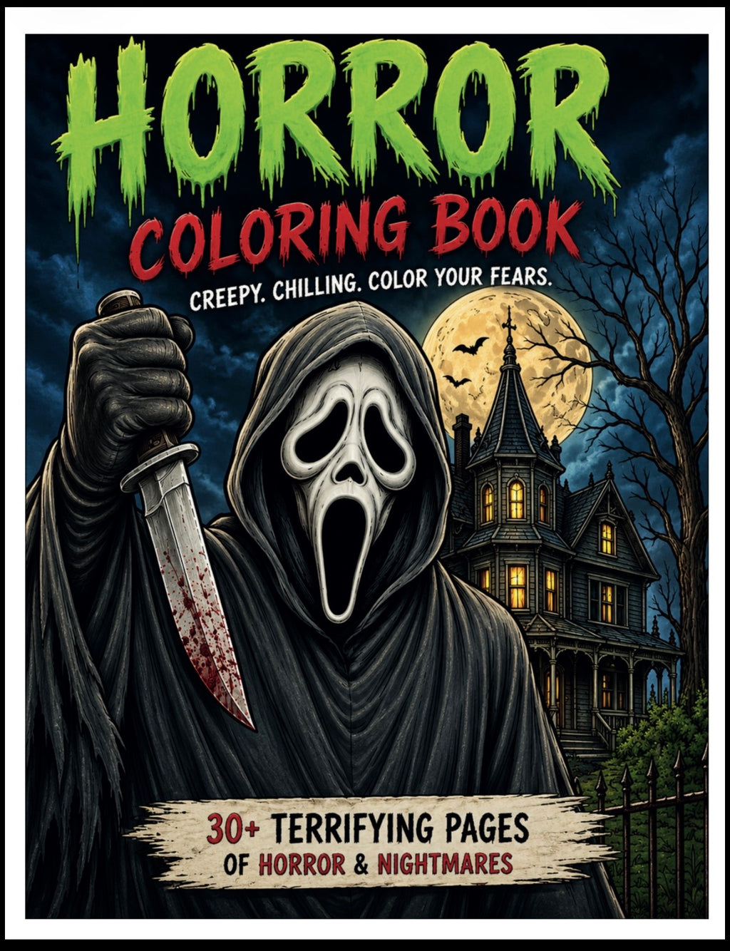 Horror Coloring Book