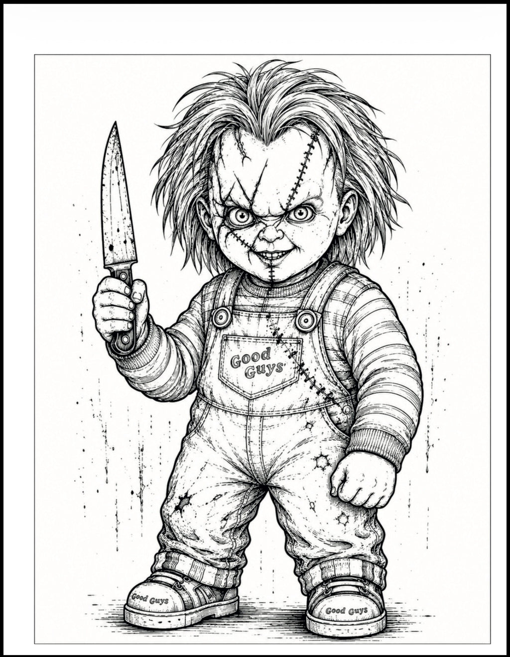 Horror Coloring Book