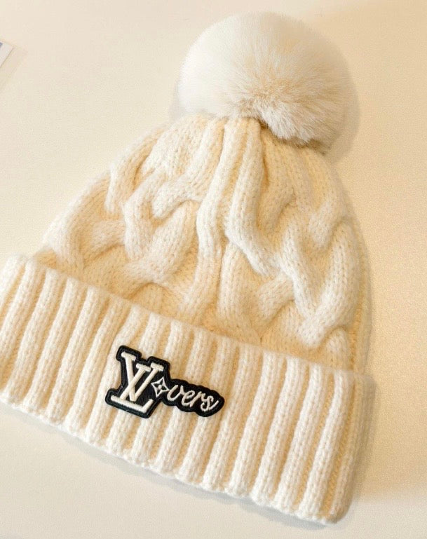 ✨ Luxe Cable-Knit Pom Beanies *Pre-Order*