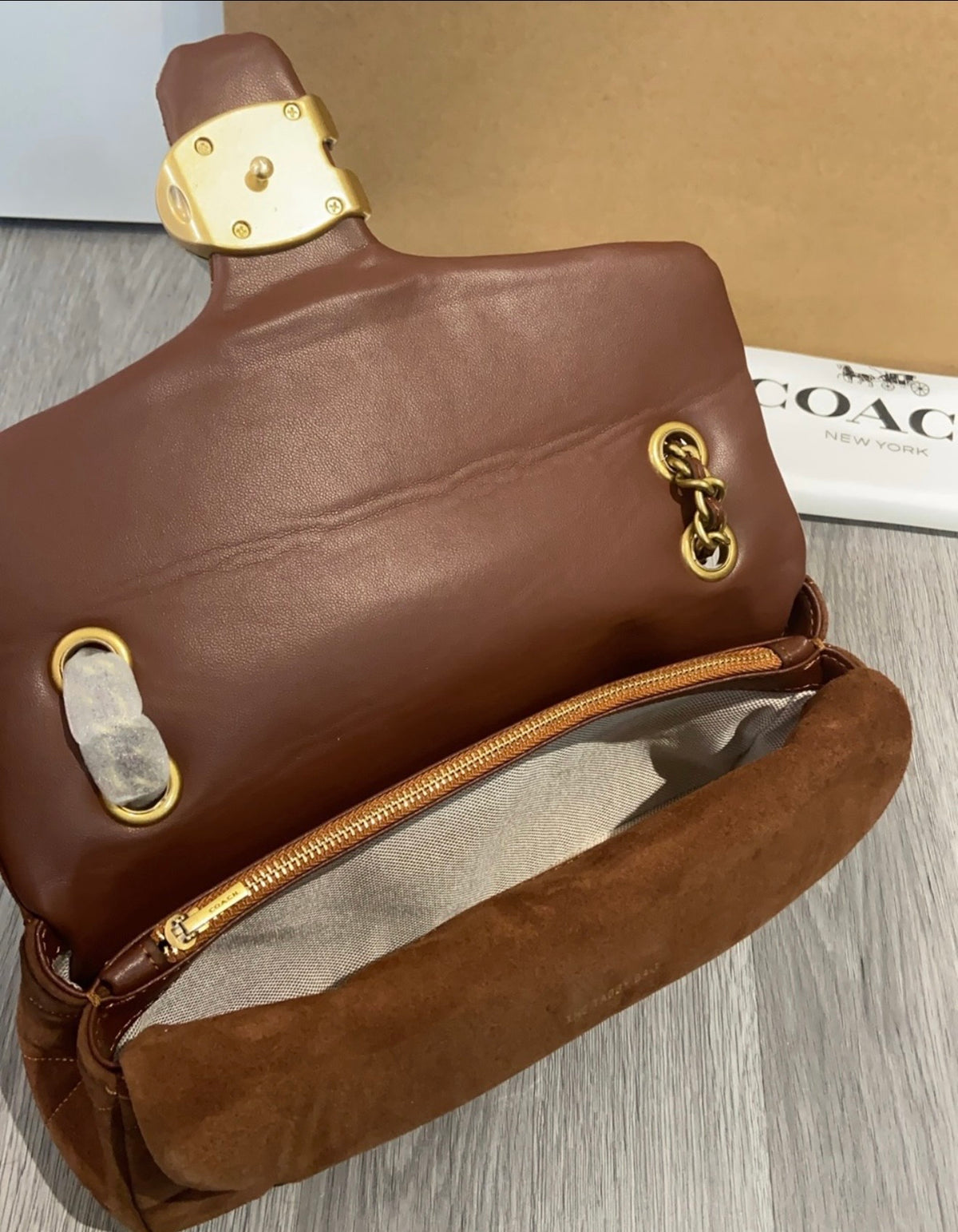 🤎 Quilted Suede Shoulder Bag *Pre-Order*
